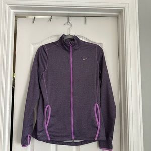 Nike dri fit Athletic jacket  full zip size  Medium